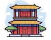 Asia Sushi Bar pagoda logo